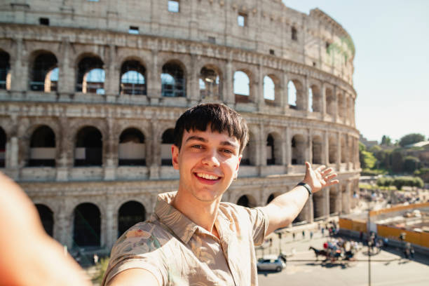 istock Selfie with the Colosseum! 1173344366