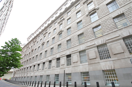 London England - June 4, 2019: MI5 security Service building London UK
