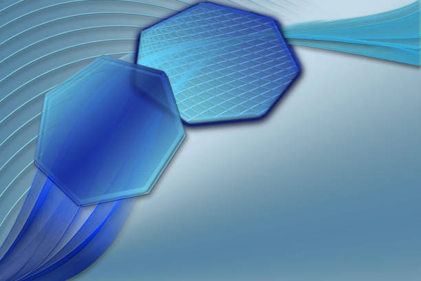 Blue corporate waves abstract background