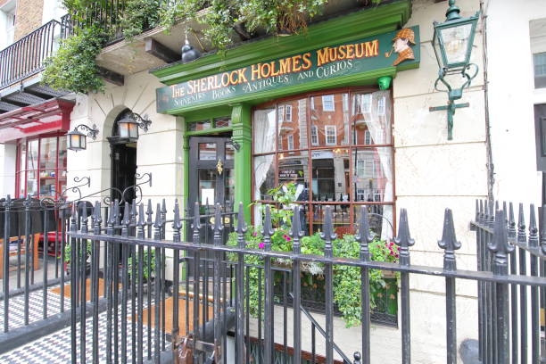 London England - June 3, 2019: Sherlock Holmes Museum London UK.