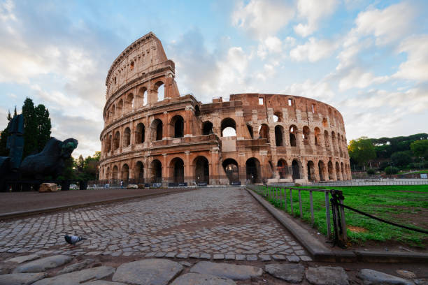 istock Colosseum at sunset in Rome, Italy 1173358622