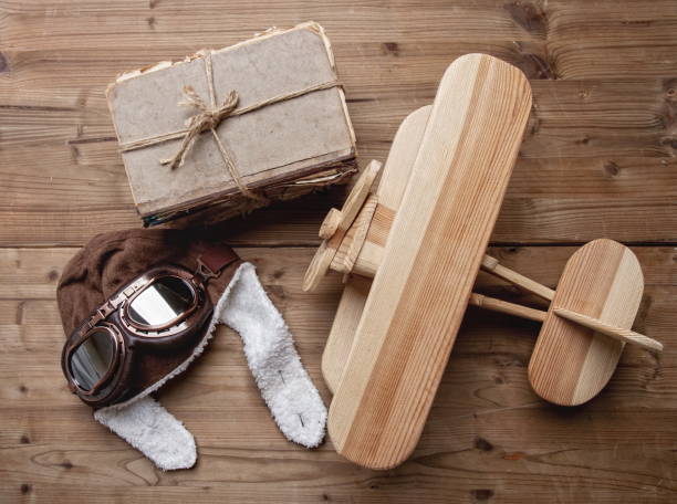 istock old wooden Airplane 1173358778