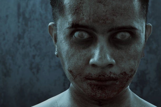 istock Scary zombie man, halloween theme 1173362280