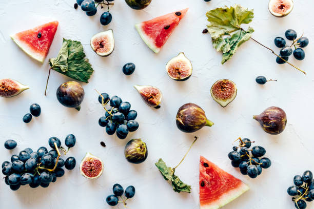 food flat lay