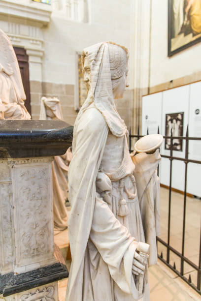istock Francis II Tomb Two Faced Statue Representing Prudence Virtue in Nantes Cathedral Saint-Pierre and Saint-Paul, France 1173363827