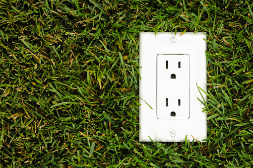 Discover the convenience and modern innovation of a wall-mounted power plug socket, providing electrical connectivity.