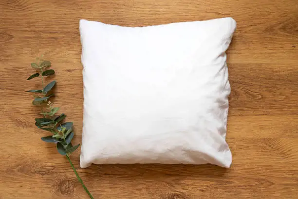 Blank cushion mock up for retail or design