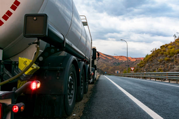 istock Tanker truck dangerous goods 1173364972