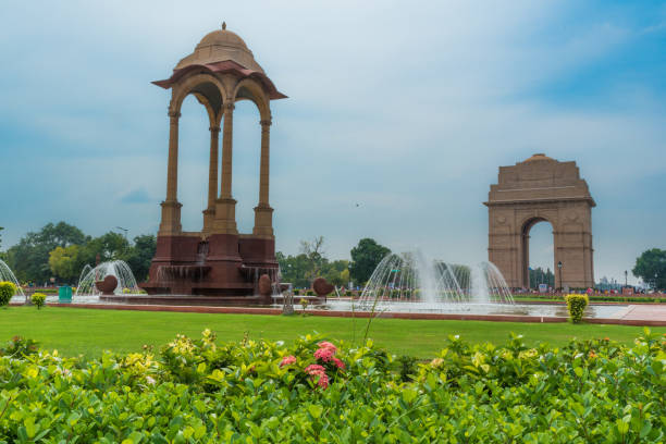 istock India Gate and canopy at New Delhi 1173368363