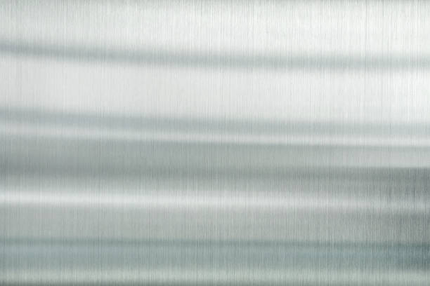 istock Closed up shiny aluminium texture. 1173377630