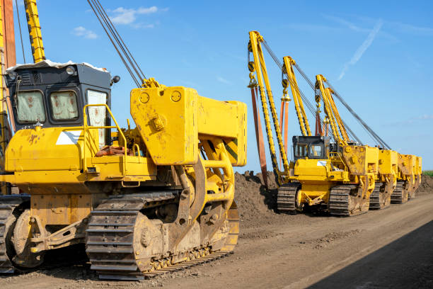istock Pipeline Construction Machinery and Equipment 1173382679