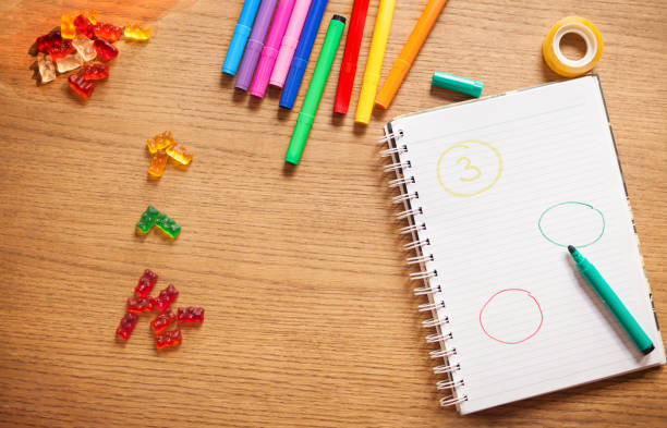 istock School concept, calculation by gummy bears 1173385688