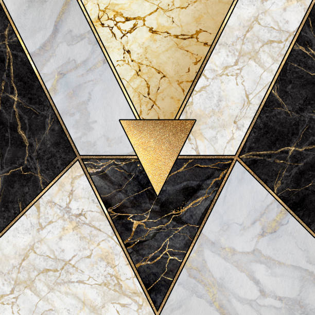istock abstract art deco background, geometric pattern, modern mosaic inlay, creative textures of marble granite and gold, artificial stone, artistic marbled tile surface, fashion marbling illustration 1173399617
