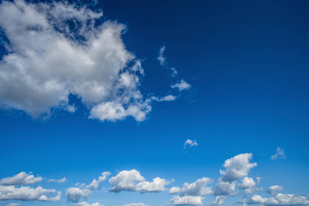 istock Beautiful background. White clouds in the blue sky. 1173401737