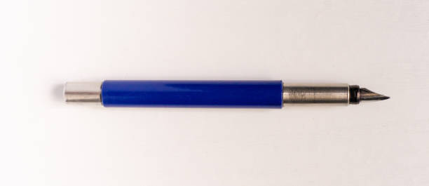 istock classic elegant fountain pen on the table, simple concept 1173412723