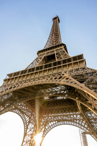 istock The foundation of the Eiffel Tower in sunny highlights 1173414878