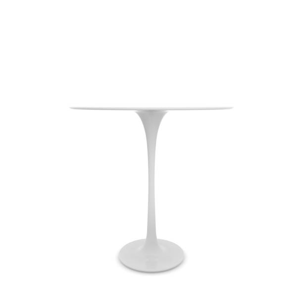 istock Table on a long leg. There is free space for your design. White isolated background 1173416194