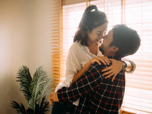 istock Happy Boyfriend Twirling Girlfriend 1173416410