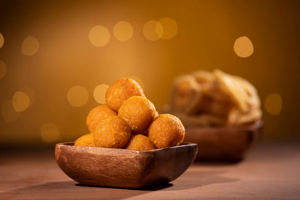 Diwali sweets laddu Diwali sweets laddu on Diwali festival india sweets stock pictures, royalty-free photos & images