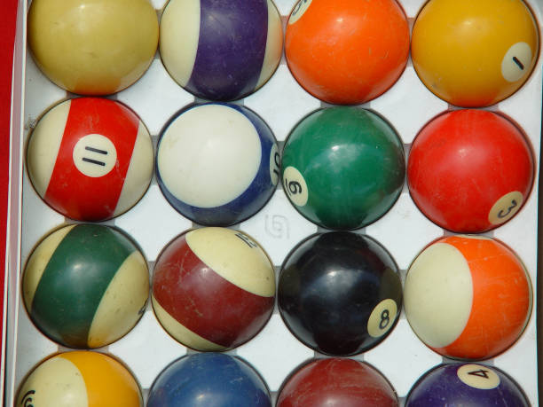 istock Set of 16 billiard (pool) balls 1173426267