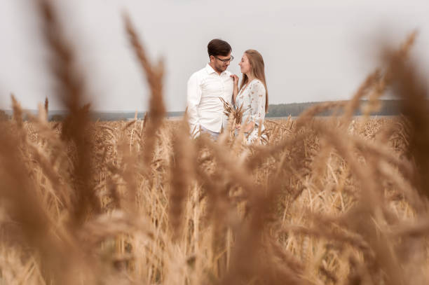 istock Love Story in a Wheat Field 1173432162
