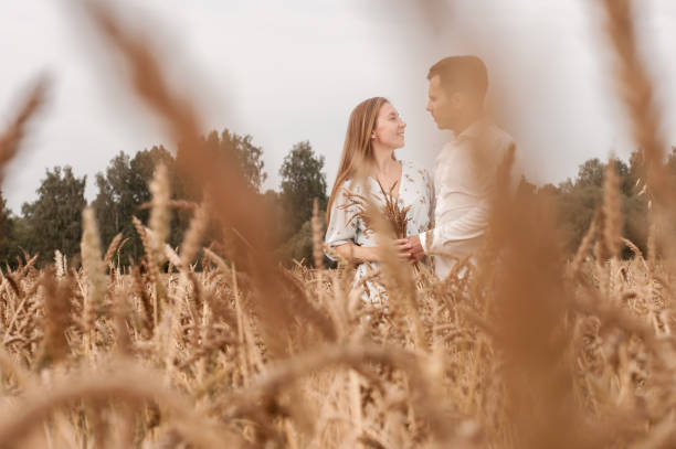 istock Love Story in a Wheat Field 1173432221