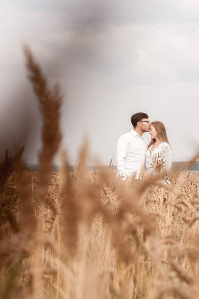 istock Love Story in a Wheat Field 1173432757