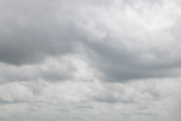 istock Fluffy white clouds covered the sun and sky during the day 1173434986