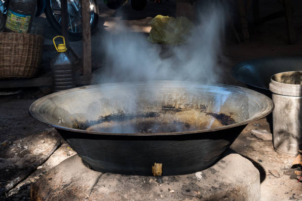 istock palm sugar production in Seam Reap, Cambodia 1173444852