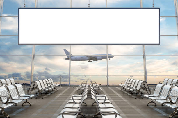 Airport departure lounge