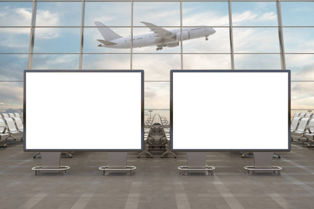 Airport departure lounge