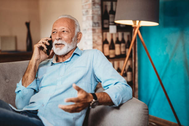 istock Senior man and his smartphone 1173451552