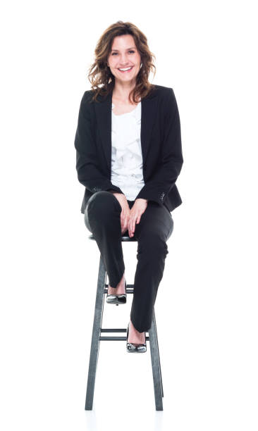istock Caucasian businesswoman is sitting 1173453885