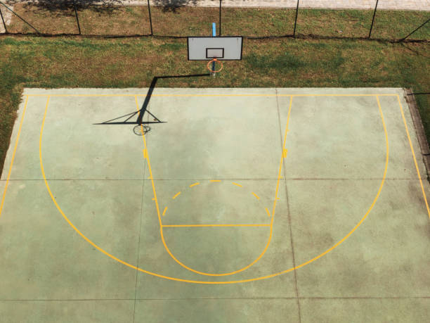 istock Basketball court as seen from above 1173454203
