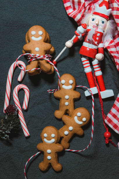 istock Christmas Decoration and Ornaments, Nutcracker and Gingerbread Men 1173456557