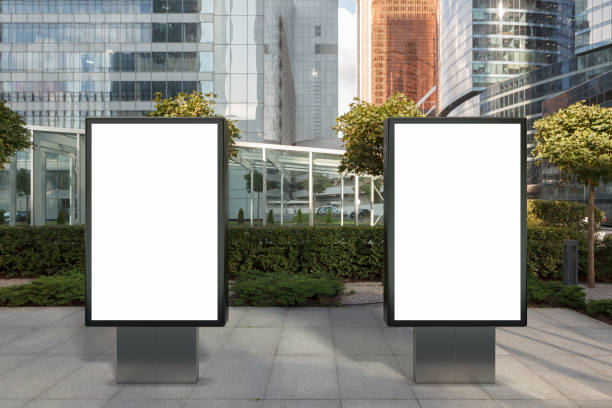 istock Blank street billboard poster 1173462009