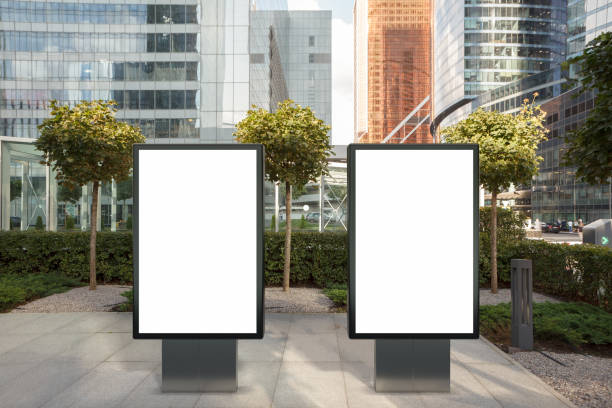 istock Blank street billboard poster 1173462032