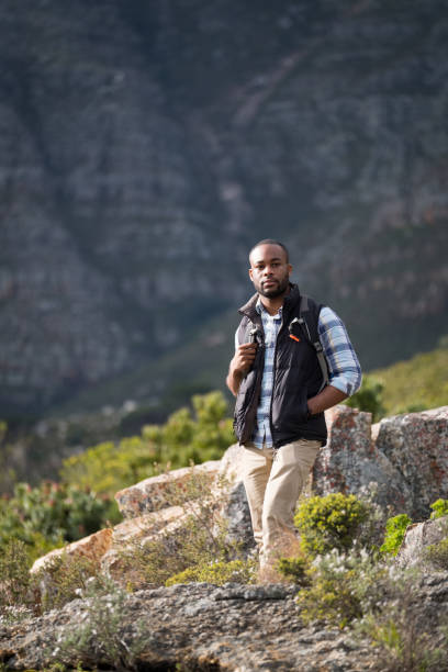 istock African man on a hike in the mountains 1173481340
