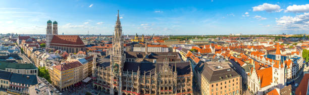 istock Munich skyline with Marienplatz town hall 1173484134
