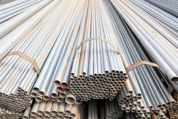 istock Steel cross section in the construction site 1173487806