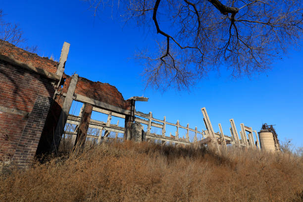 Concrete frame in the wild, China.\