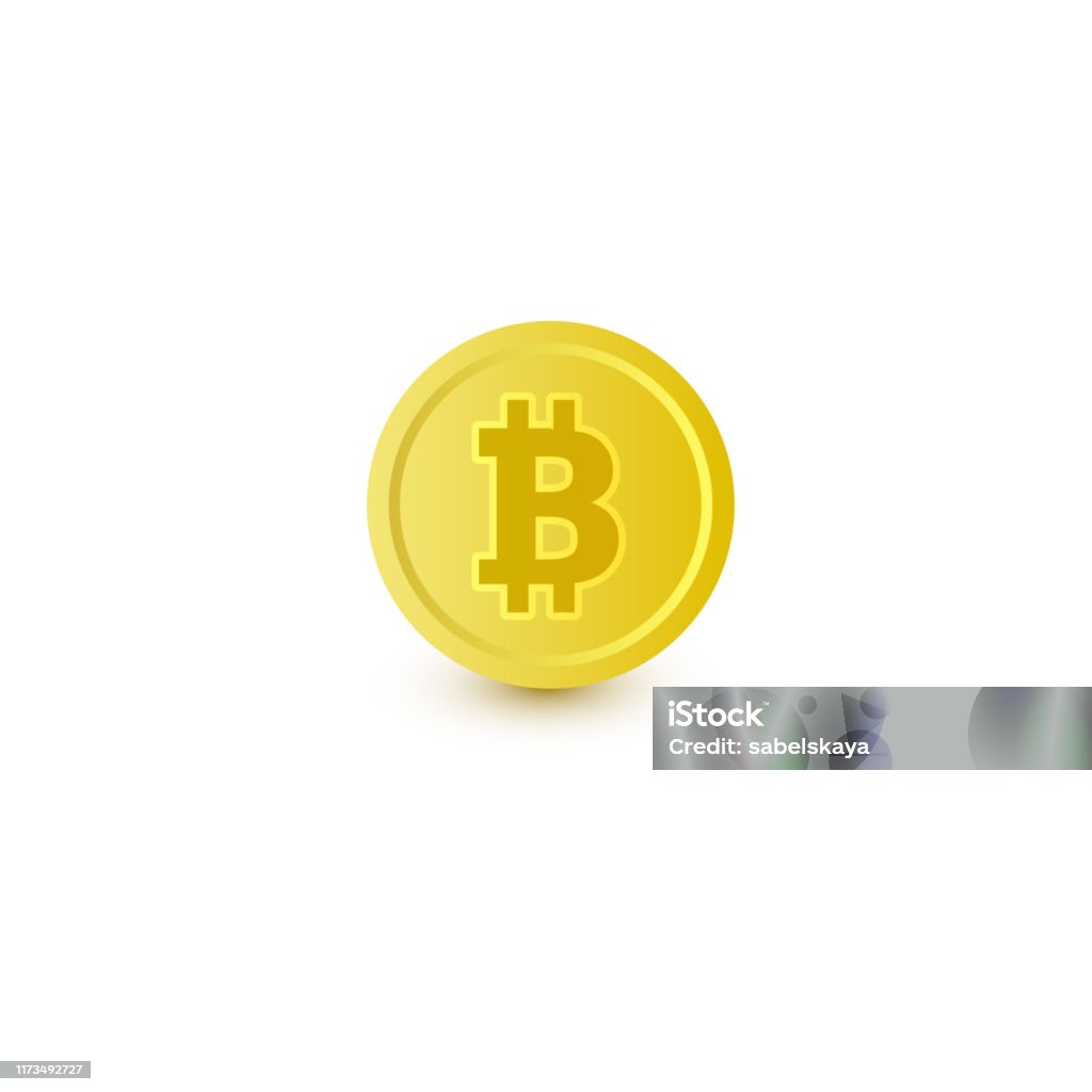 Bitcoin เหรียญที่มีสัญลักษณ์ Btc ไอคอนสกุลเงินดิจิตอล ภาพประกอบสต็อก -  ดาวน์โหลดรูปภาพตอนนี้ - Istock