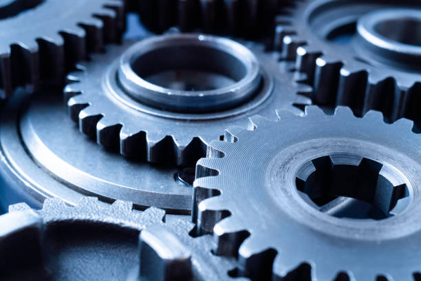 istock perspective view of industrial engine gear wheel 1173499730