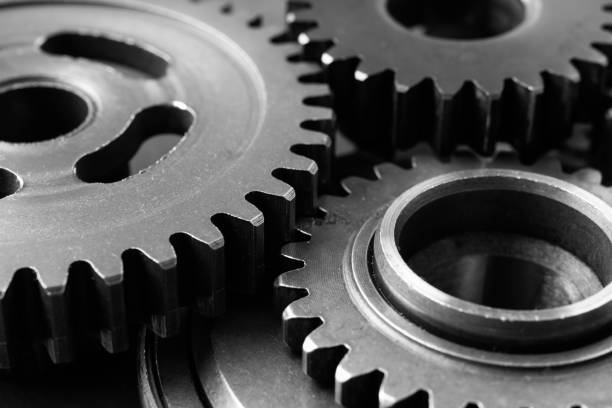 istock perspective view of industrial engine gear wheel 1173499752