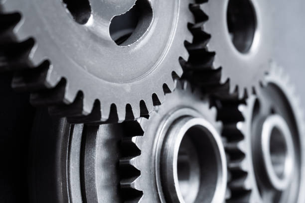 istock perspective view of industrial engine gear wheel 1173499805