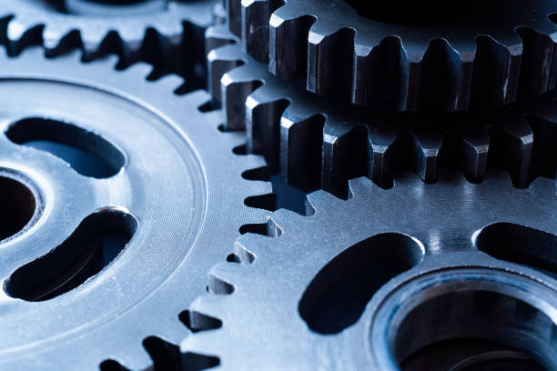 istock perspective view of industrial engine gear wheel 1173499889