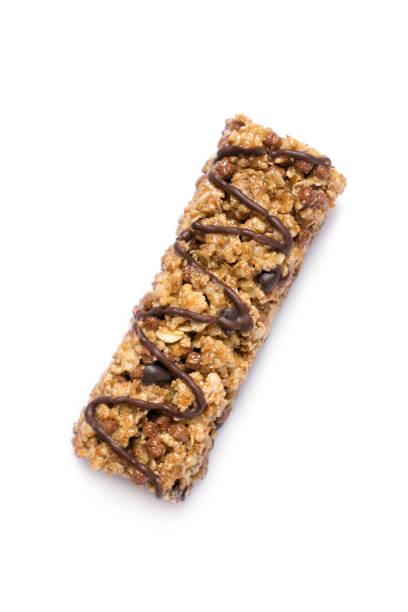 istock Top view of granola energy bar with chocolate 1173500936