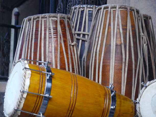istock Double-headed hand-drum  Indian  musical instrument dholak 1173505296