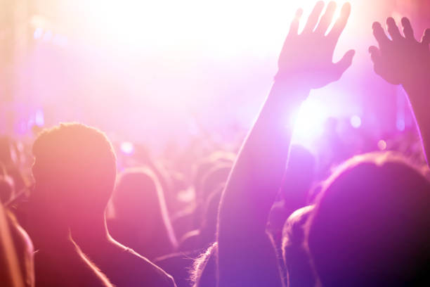 istock Cheering crowd at concert enjoying music performance 1173511139