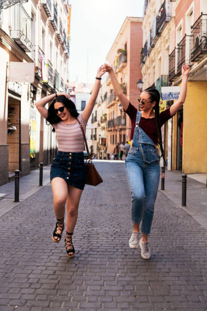istock Friends having fun in Madrid 1173515169